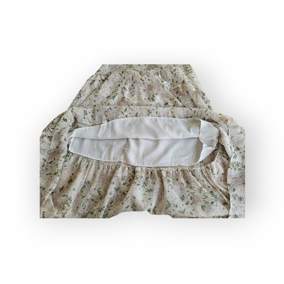 Cream Green Long Sleeve Fairycore Maxi Dress by Dress Forum Los Angeles size S - Picture 11 of 13